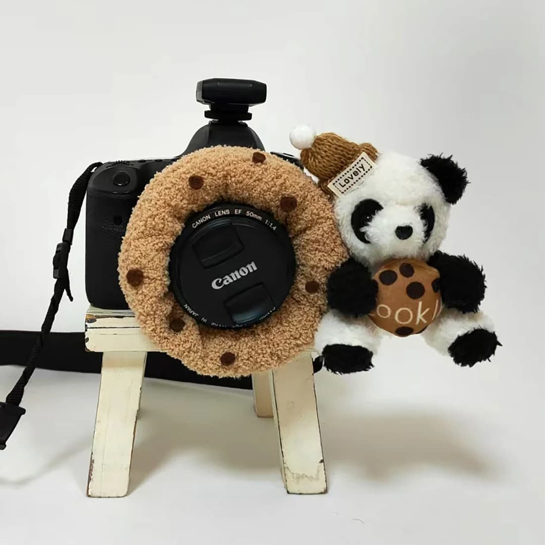 Objectif d'attraction pour photographie de bébé, compagnon d'objectif d'appareil photo en tricot, ac