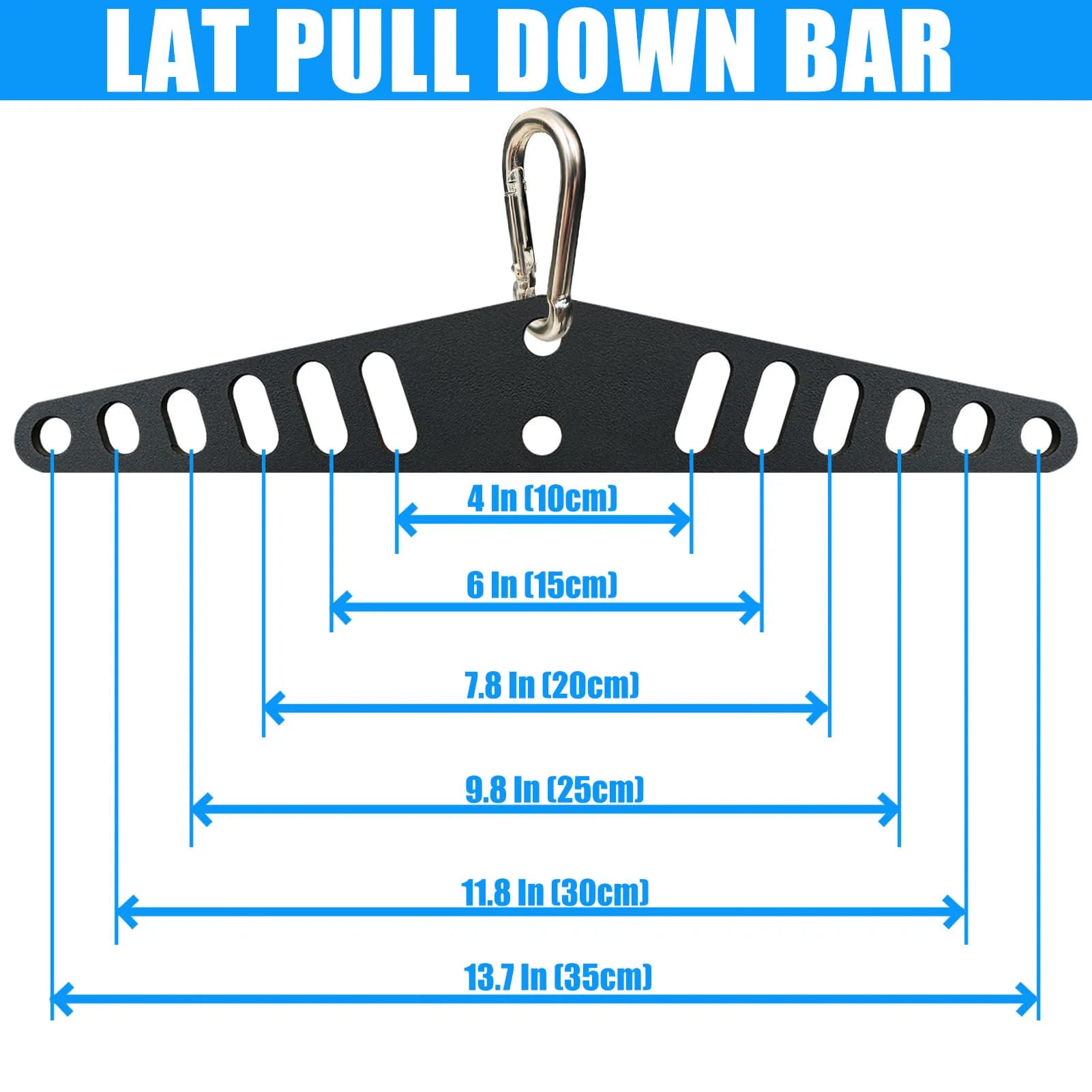 Barre de descente multi-grip LAT rib pour salle de sport à domicile, plaque d'épandage de fitness, a