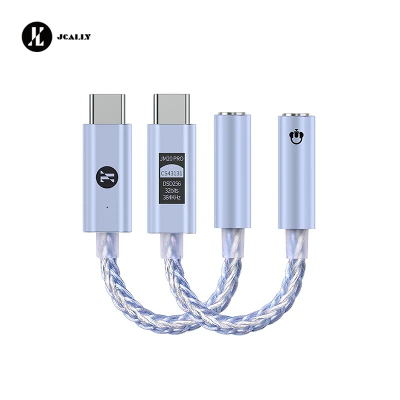 JCALLY JM20 JM20 MAX haute Performance CS43131 DAC décodeur type-c à 3.5mm adaptateur amplificateur 
