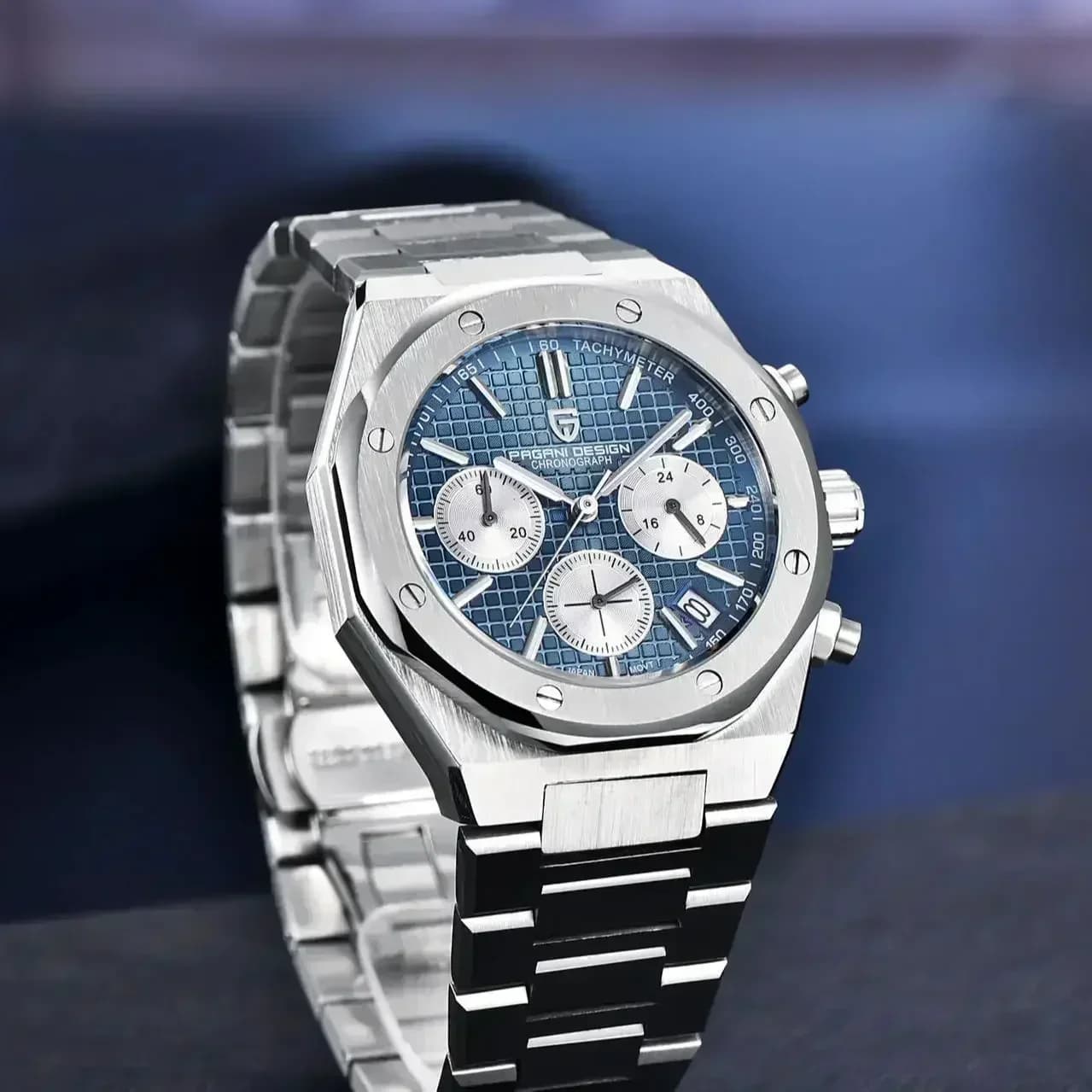 Pagani Design 2026 Nouveau Vk63 Montre Homme Tendance V2 Chronographe Quartz Luxe Saphir Acier Inoxy