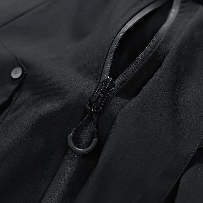 Hommes veste à capuche coupe-vent Trench manteaux surdimensionné 6XL 7XL 8XL grande taille imperméab
