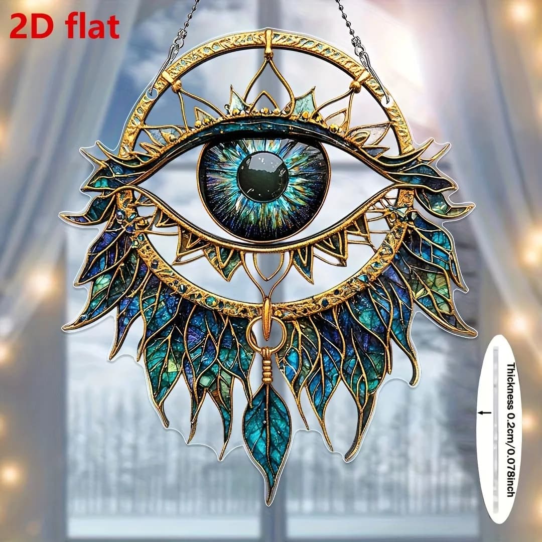 1 pendentif décoratif mural œil de diable rêveux, idéal pour la décoration de la maison et du jardin