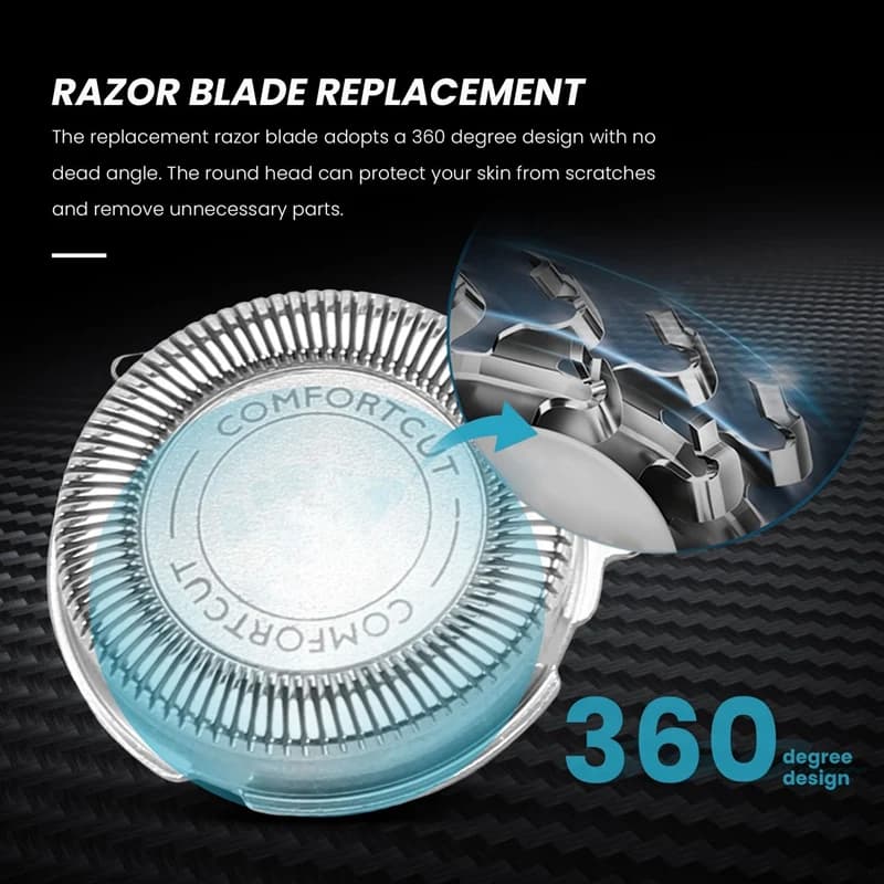 Têtes de rechange pour rasoir électrique Philips SH30/50/52, série 1000, 2000, 3000, 5000, 3 pièces
