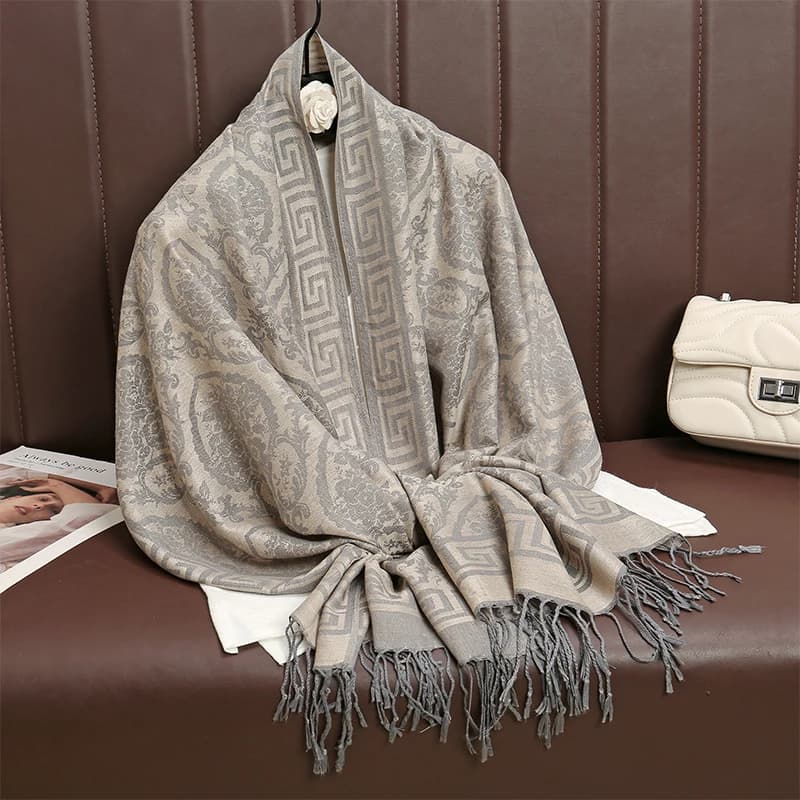 Écharpe de luxe en cachemire épais pour femmes, imprimé, nouveaux enveloppes Pashmina, Poncho de voy
