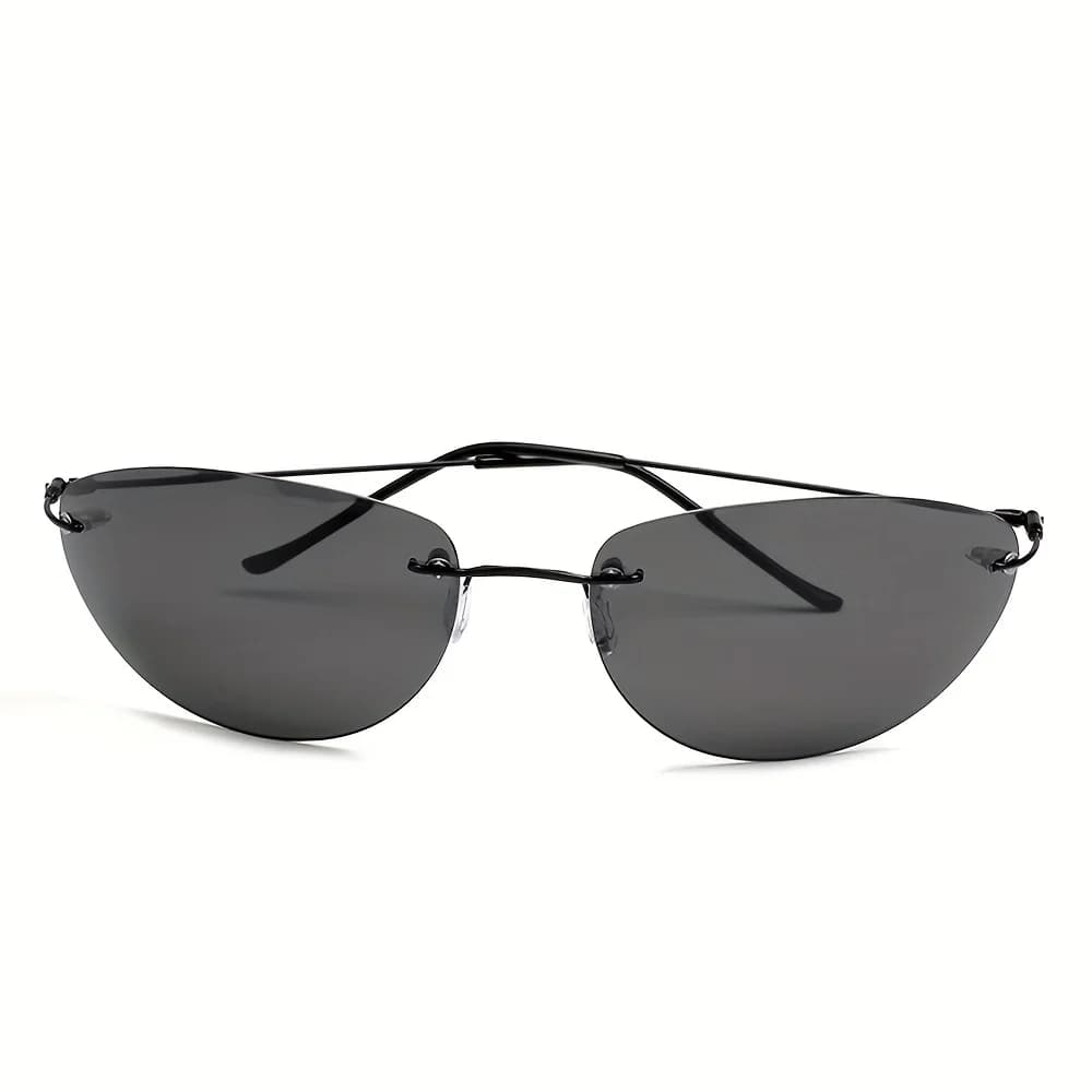 Mise à niveau Cool Matrix Smith Style lunettes De soleil polarisées ultralégères sans monture hommes