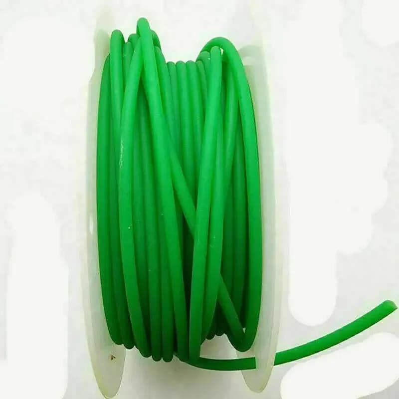 Courroie d'entraînement Ureabsolf ronde, surface rugueuse verte, diamètre 2mm, 3mm, 4mm, 5mm, 6mm, 8