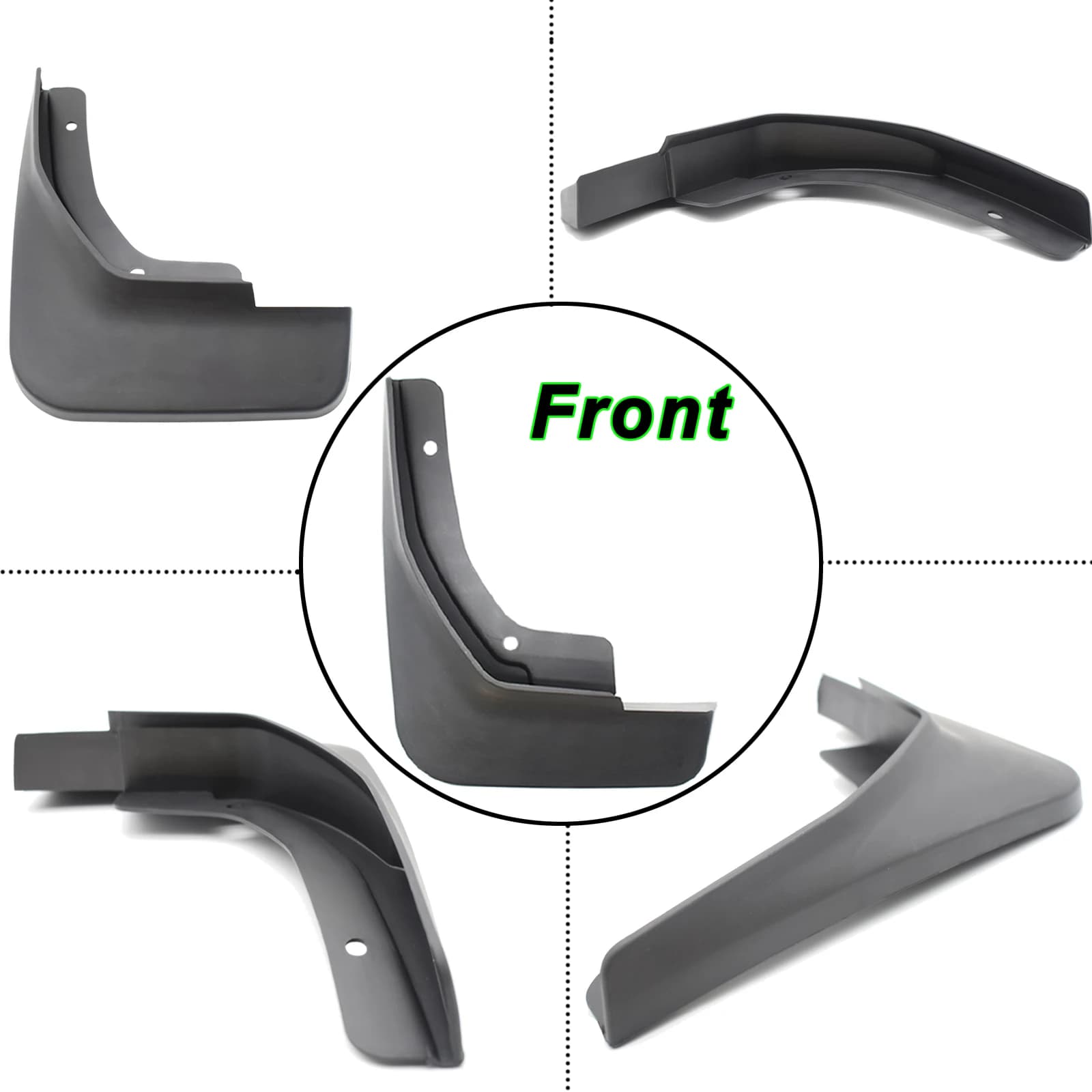 4x/ensemble garde-boue de voiture moulé garde-boue pour Kia Seltos SP2 2019 2020 2024 garde-boue gar