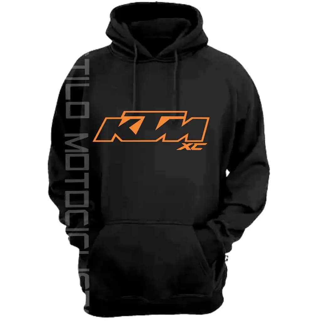 Veste de motocross KTM XC avec poche kangourou et capuche, pour homme et femme