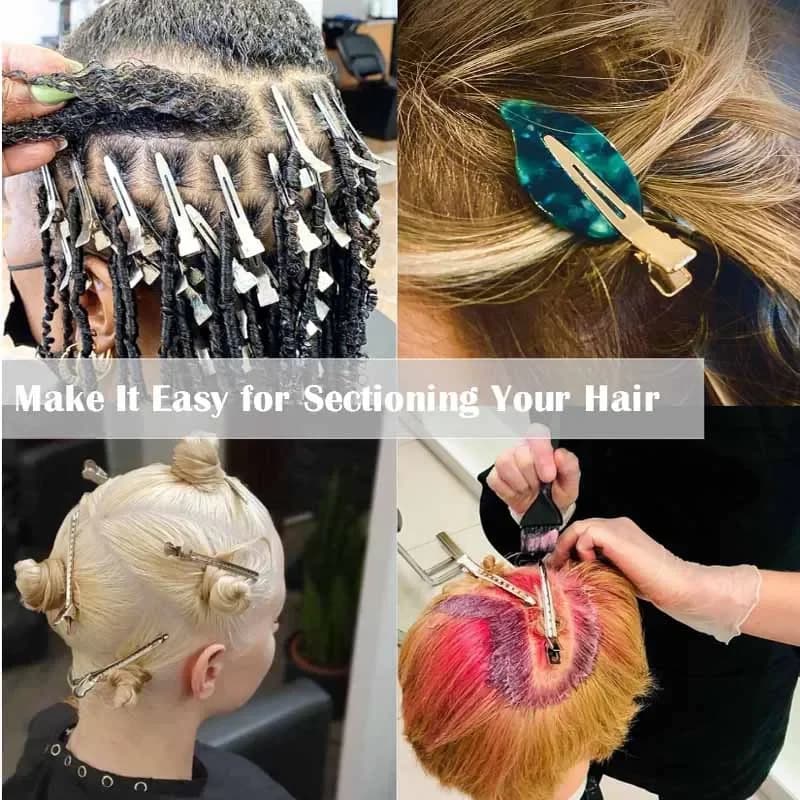 Pince à cheveux professionnelle sans pli pour Salon de coiffure, 10/20 pièces, fixe, sans courbure, 