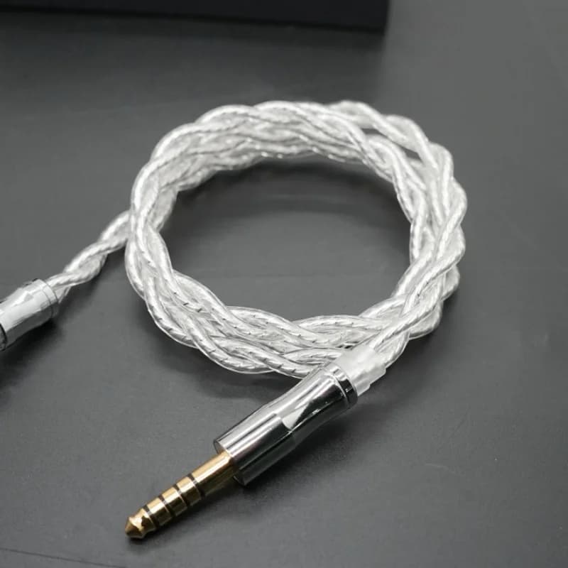 XINHS-Câble de mise à niveau pour casque K12, plaqué argent palladium, haute pureté, 2 brins