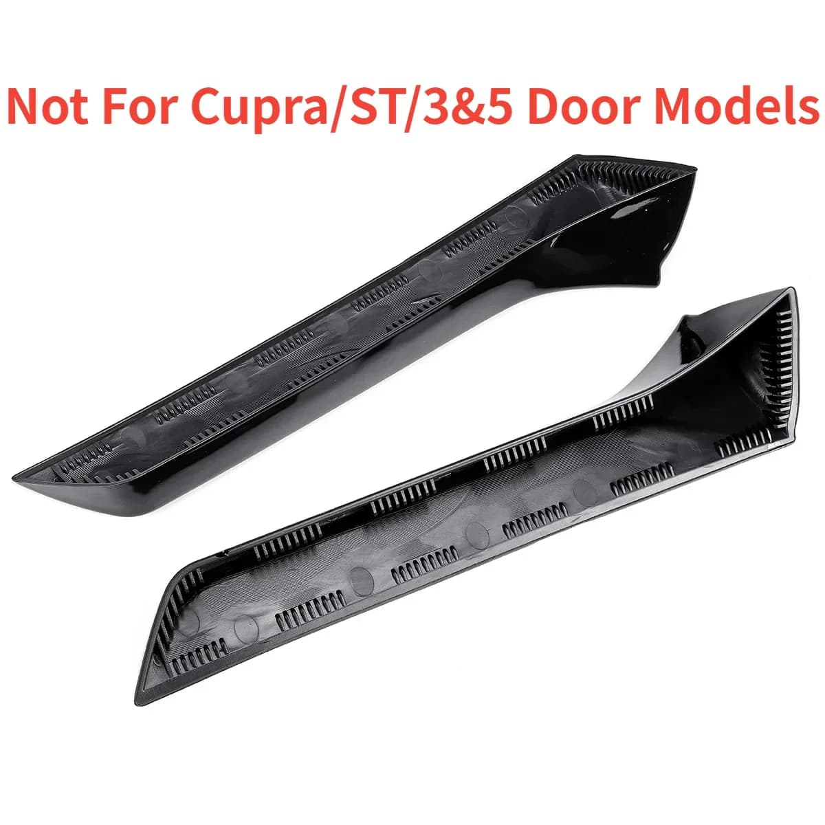 Becquet de lèvre de garniture de fenêtre de voiture pour Seat Leon 5F FR Mk3 MK3.5, 5 portes, aile d