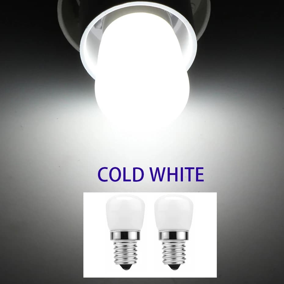 Mini ampoule LED pour réfrigérateur 110V 220V 3W B15 E12 E14 T22 T26, verre laiteux blanc chaud, lam