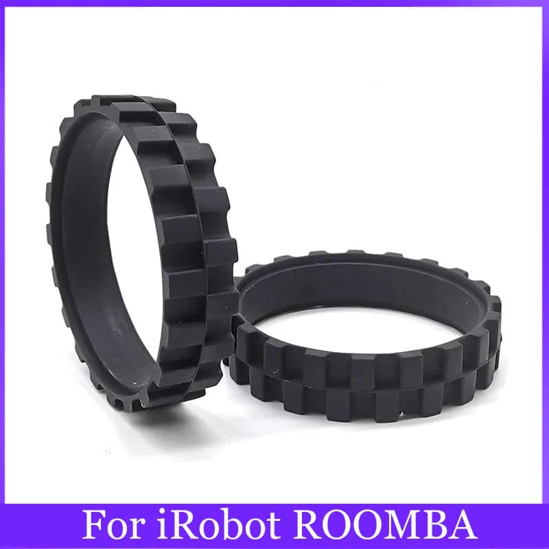 Pneus coordonnants pour iRobot ROOMBA Series, roue en caoutchouc, pièces de rechange, accessoires, 5