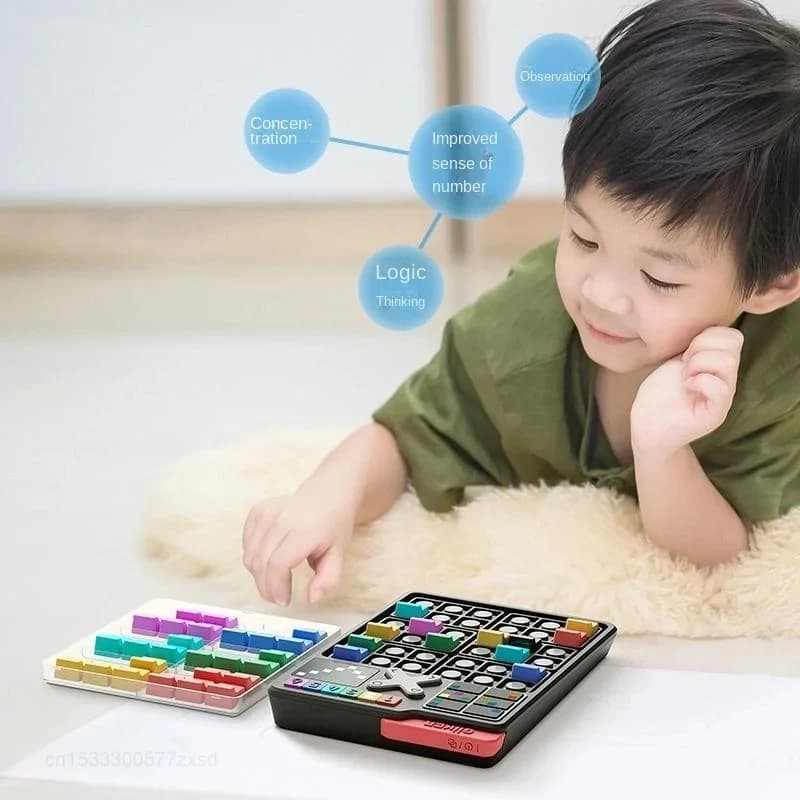 Giiker-Jouet de puzzle électronique intelligent pour enfants, Sudoku, Échelle de pensée mathématique