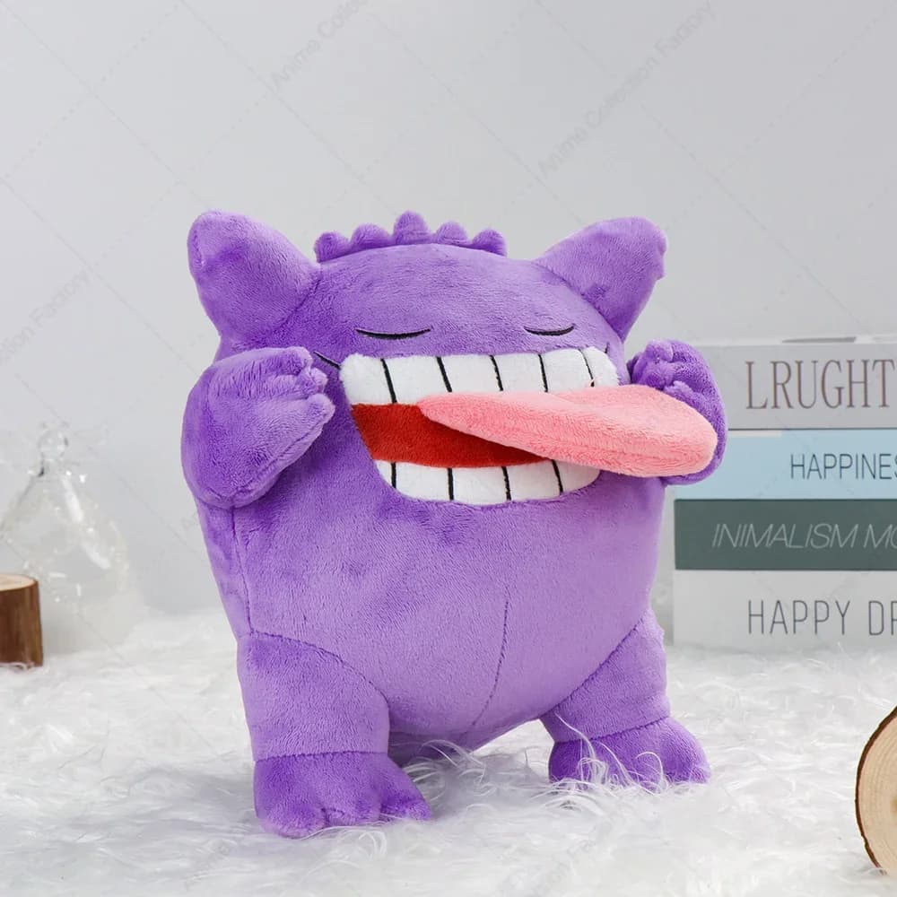 Nouveau Pokemon dormir Gengar jouets en Peluche Anime monstre de poche Mega Gengar Peluche poupées c