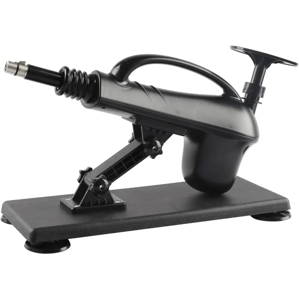 Fredoch Mini Machine sexuelle automatique avec accessoires de gode noir pour hommes et femmes jouets