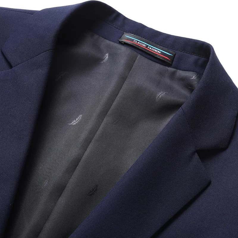 Blazer nouveaux hommes mode affaires couleur unie Style britannique travail professionnel marié robe