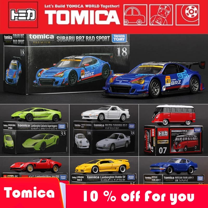 Takara Tomy Tomica modèle de voiture Premium Mini jouets en alliage moulé sous pression véhicules de