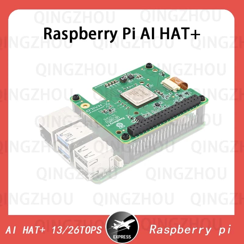 Original Raspberry Pi 5 PI 5 AI HAT + AI Suite 13/26 Y-Hailo8L M.2 HAT + PCIe Hailo-8 Hailo-8L