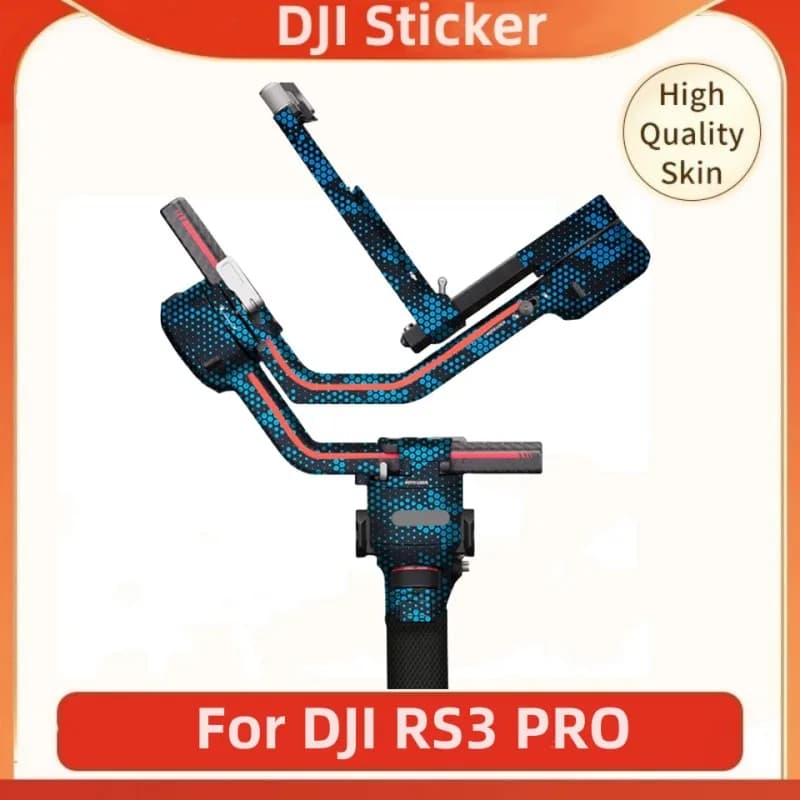 Film rond en vinyle pour la peau du stabilisateur de cardan, autocollant de protection pour DJI Lear