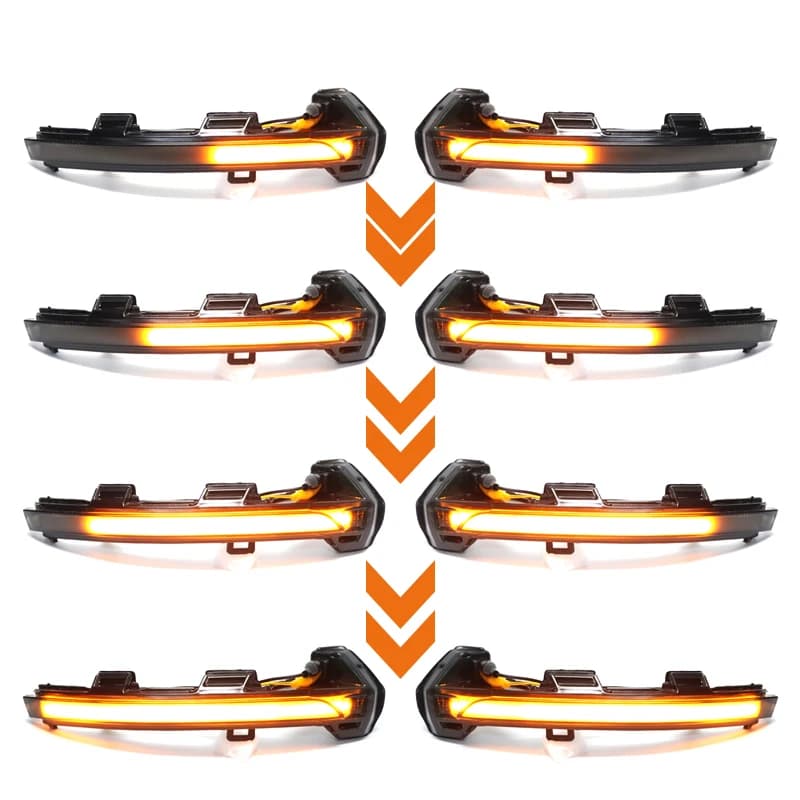 Clignotant dynamique LED pour VW Passat B8, variante Arteon, indicateur de miroir séquentiel 2015 20