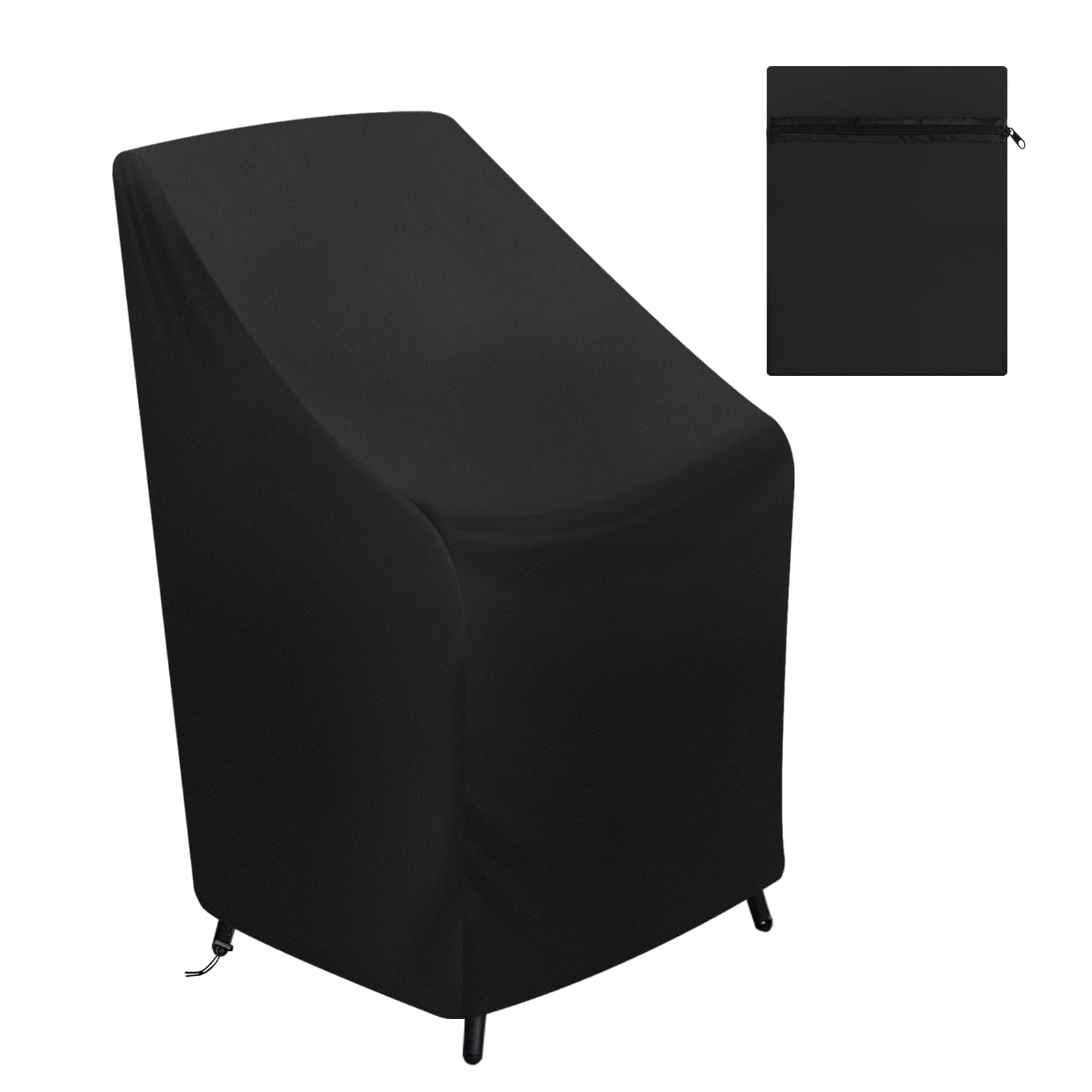 Housse de chaise de Patio imperméable, 1 pièce, protection universelle pour meubles de jardin d'exté