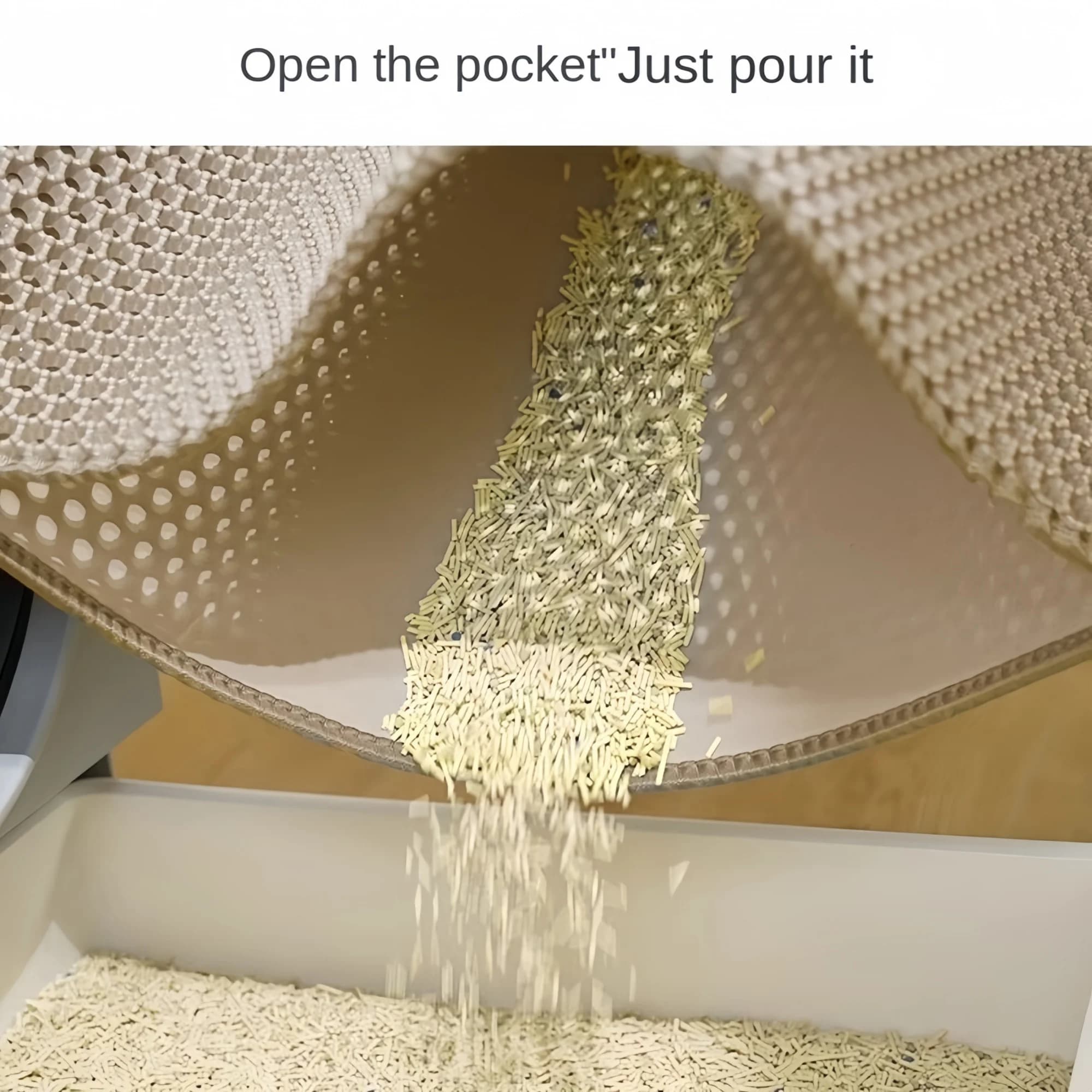 Polymère brûleur imperméable à double couche pour litière pour chat, grande taille, toilettes pour a
