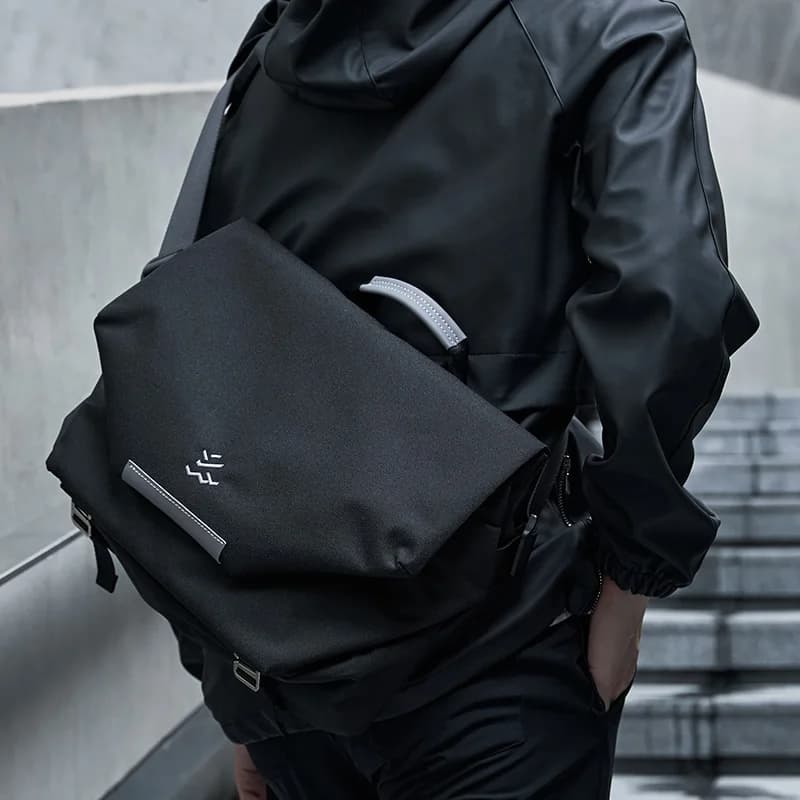 Sacs à main multicouches personnalisés de Style coréen pour hommes, sac à bandoulière étanche pour a