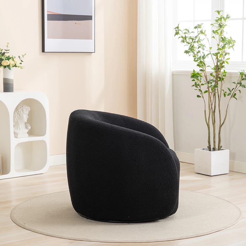 SEYNAR-Ensemble de 2 fauteuils d'accent à percussion résistants à 360 en velours, chaise d'appoint r