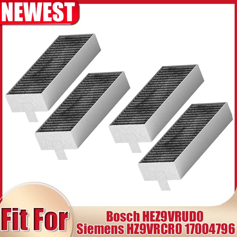 Filtre à Charbon Actif pour Capot de Cuisinière, Accessoire pour Bosch Siemens 17004796, HEZ9VRUD0, 