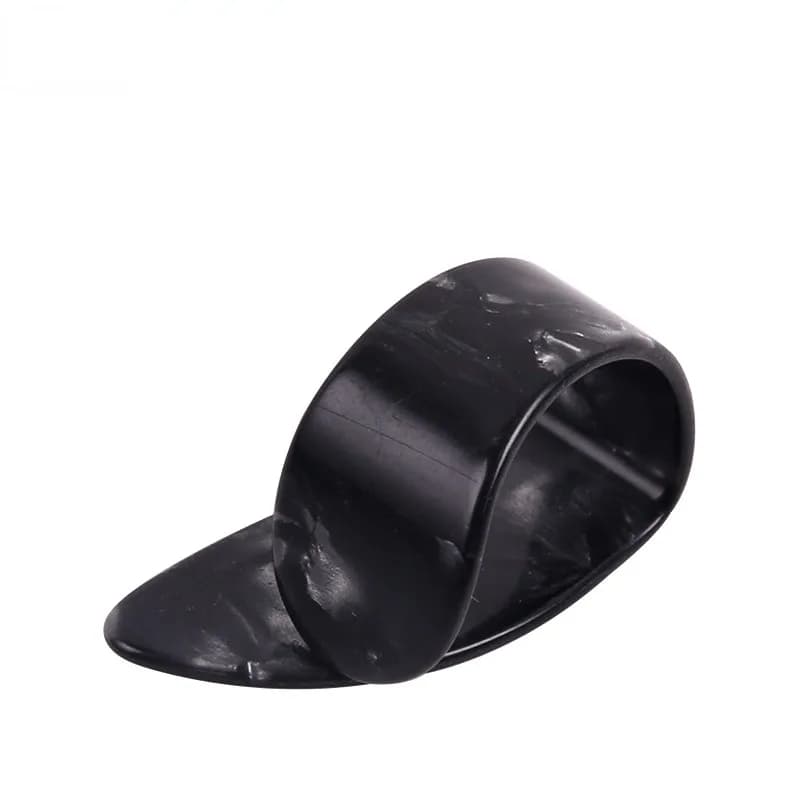 4 pièces main droite pouce doigt plectres de guitare ensemble droit d'ongles style doigt prévention 