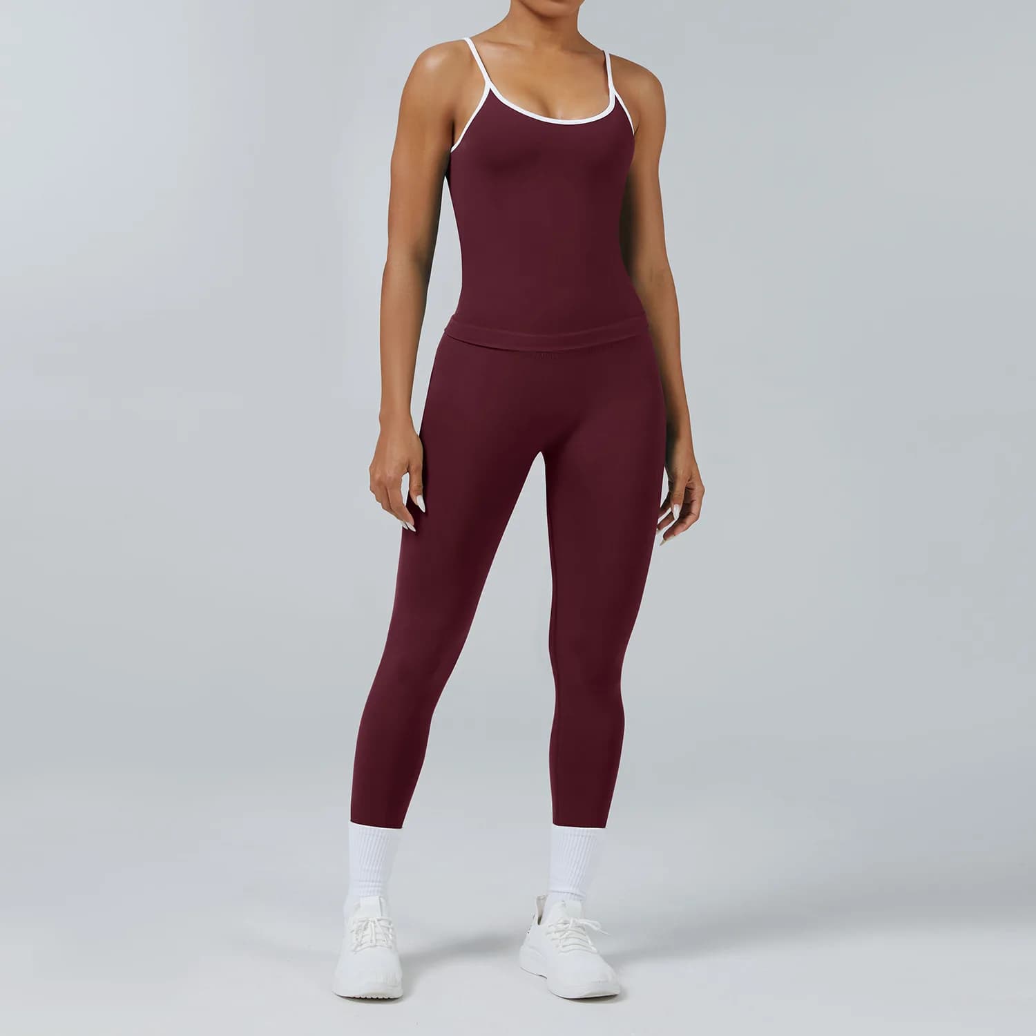 Ensemble de vêtements de yoga pour femmes, 2 pièces, survêtement, vêtements de sport sans couture, t