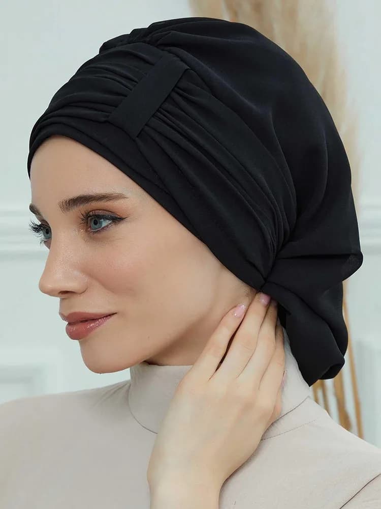 Nouveau bonnet intérieur musulman uni Hijabs pour femmes solide Hijab sous-capuchon Turban chapeau i