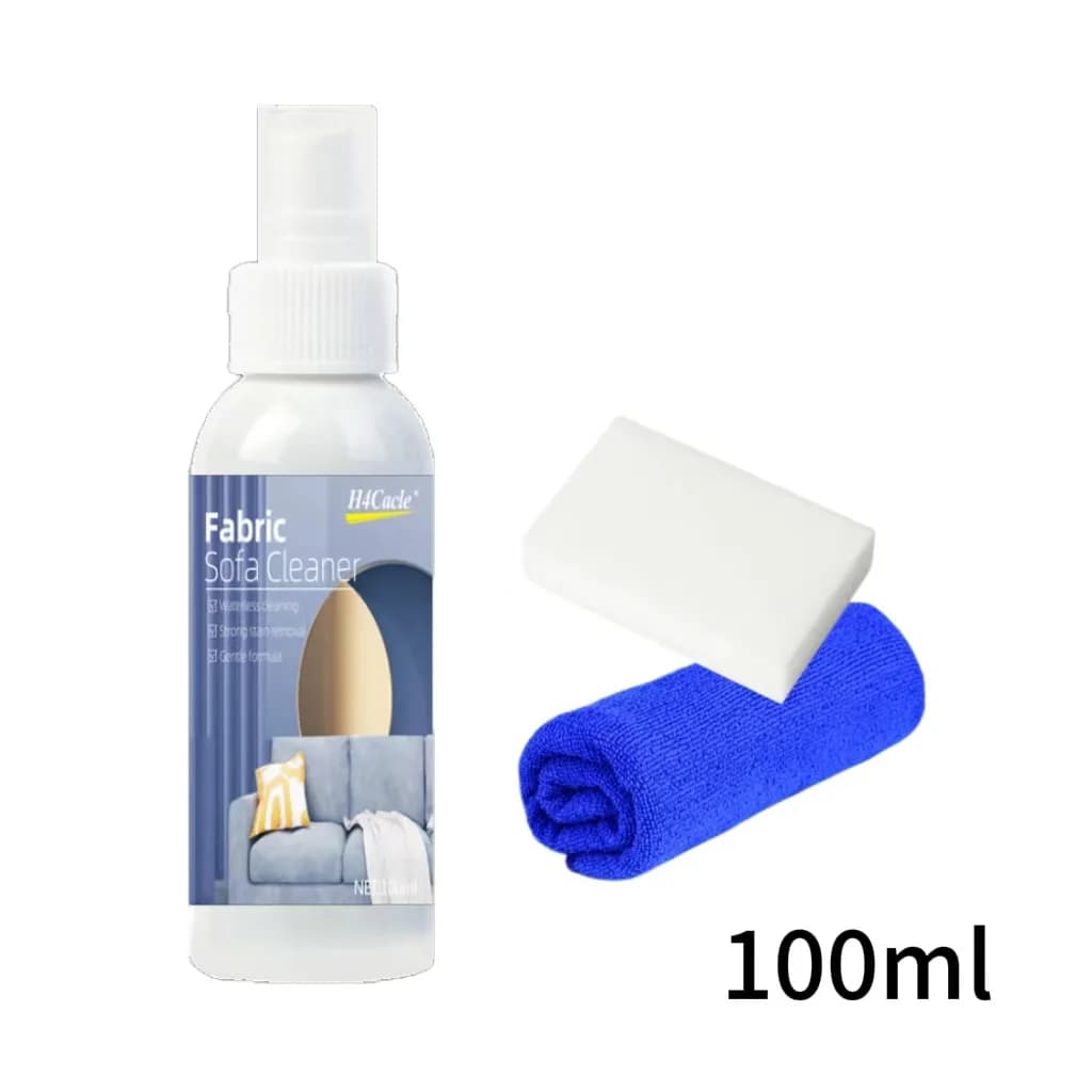 Spray nettoyant pour canapés en tissu, nettoyage en profondeur pour tissus d'ameublement, matelas et