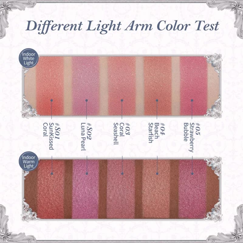 Flower Knows Shell's Jewel Collection Blush en satin de soie