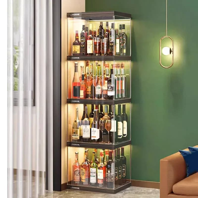 Présentoir à vin moderne de luxe, étagère de rangement murale pour salon, meubles de Bar à domicile 
