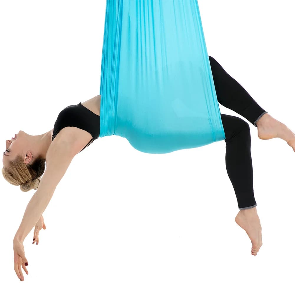 7M * 2.8M Yoga hamac tissu Fitness Yoga Stretch Anti-gravité balançoire fronde