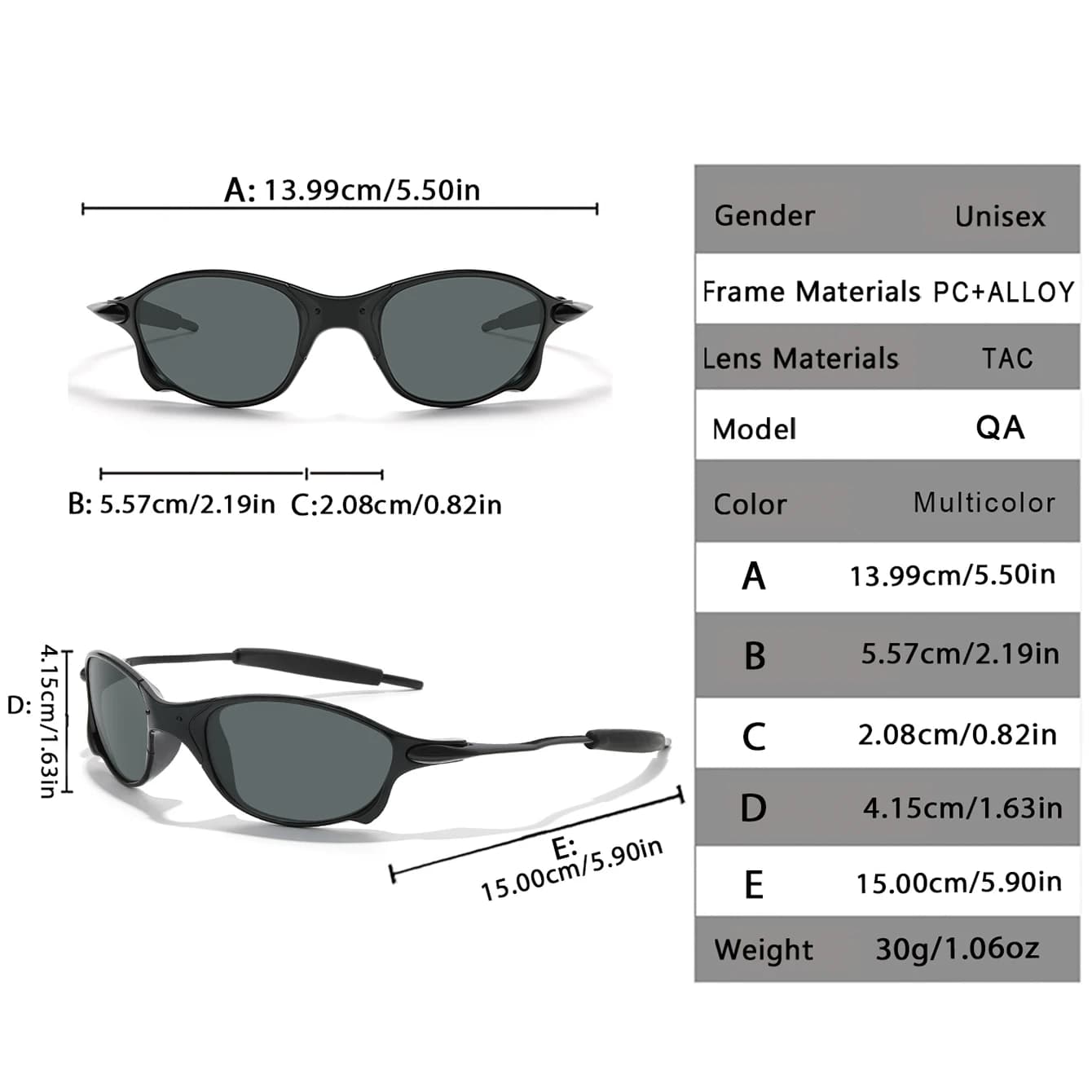 Lunettes de soleil polarisées pour hommes et femmes, monture métallique, Protection UV, pour Sports 