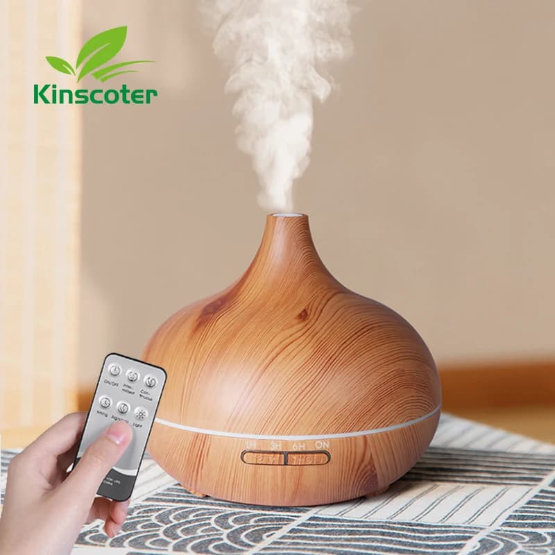 Diffuseur d'huiles essentielles d'aromathérapie de haute qualité 500ml, humidificateur d'air ultraso