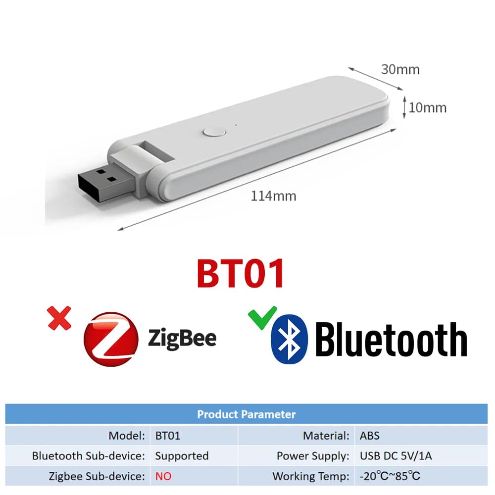 Tuya Zigbee – Hub Bluetooth, passerelle multimode, pont pour maison intelligente, pour l'automatisat
