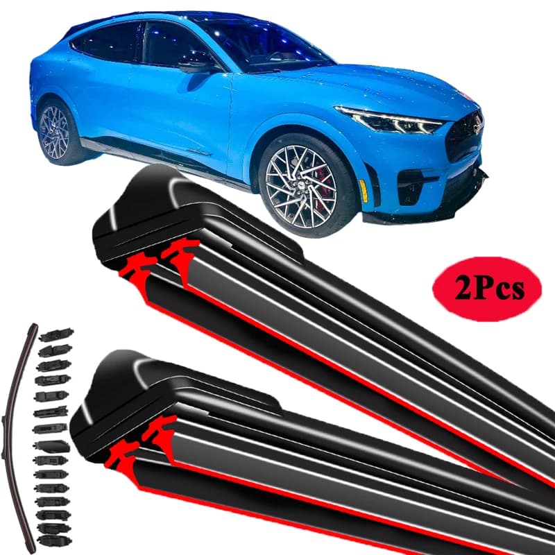 Essuie-glace Double en caoutchouc pour Ford Mustang coupé Convertible Mach-E 2004 2005 2006 2007 201