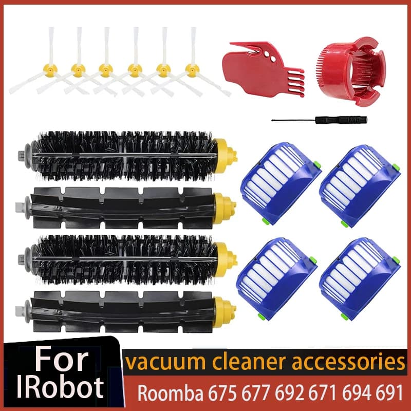 Remplacement pour iRobot Roomba 675 677 692 671 694 691 615 635 676 670 645 690 600 500 série 595 58
