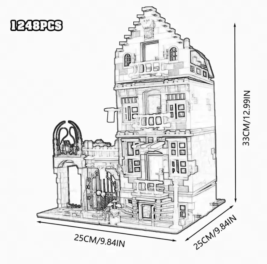 Creatoring Expert Pet Book Shop Town Hall Downtown Diner Model Moc Modular Building Blocks Brick Ban