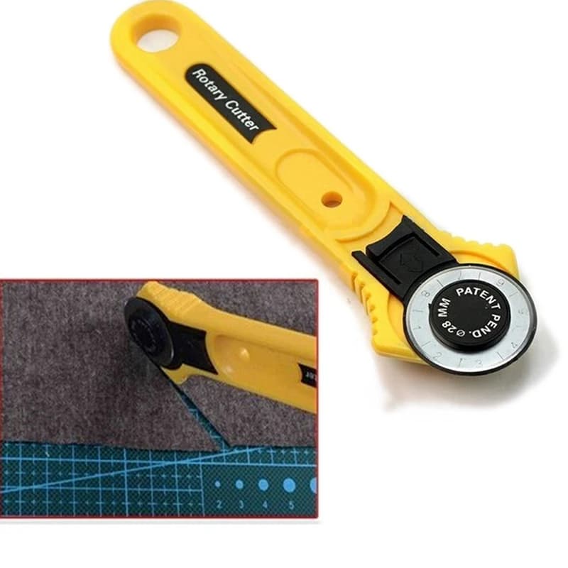 Couteau Rond à Roulettes pour Patchwork, Accessoire de Coupe pour Gril, Artisanat du Cuir, Nouveau, 