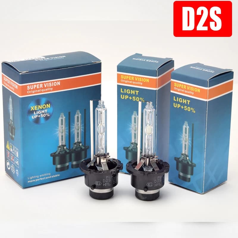 Lampe HID au xénon D2S 35W 4300K 6000K 8000K, 2 pièces