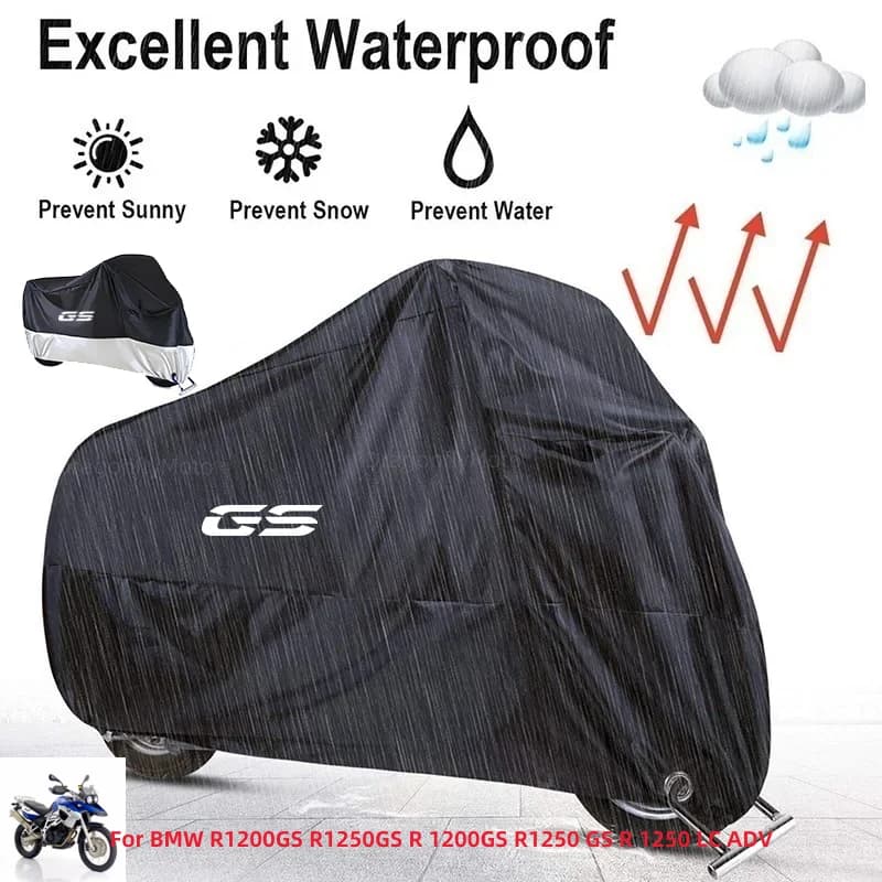 Juste de protection UV extérieure pour moto, housses de pluie anti-poussière, housse pour BMW Runder