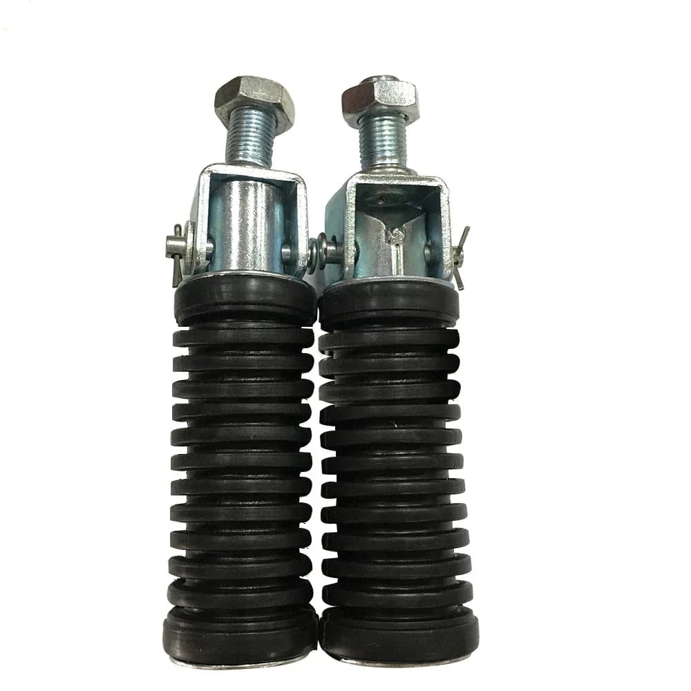 Repose-pieds arrière universels pour moto, repose-pieds, filetage 10mm, 1 paire