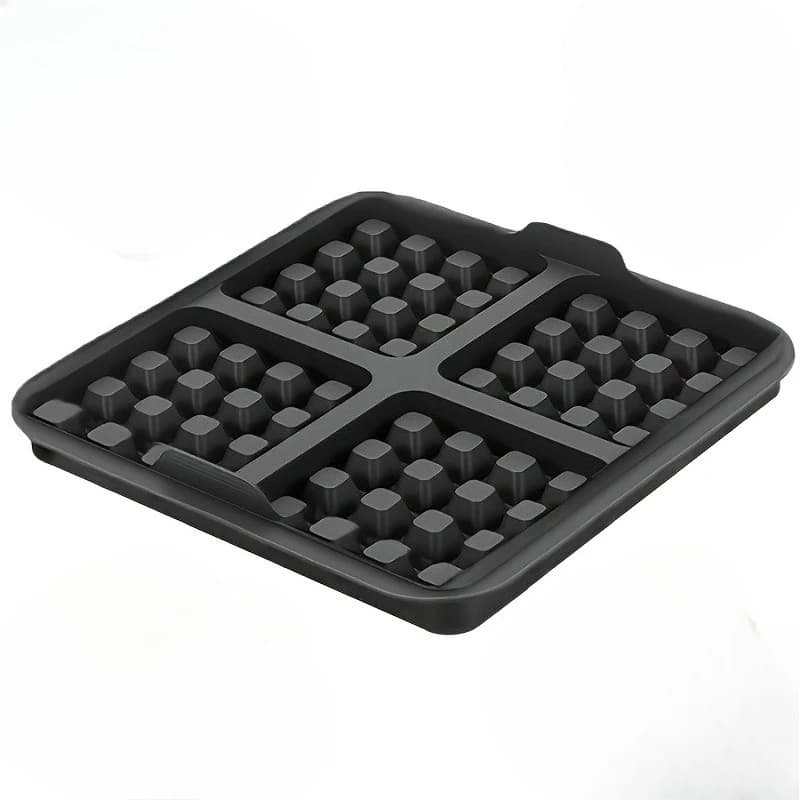 Moule à gaufres carrées, plaque de cuisson antiadhésive pour friteuse à air, réutilisable pour gaufr