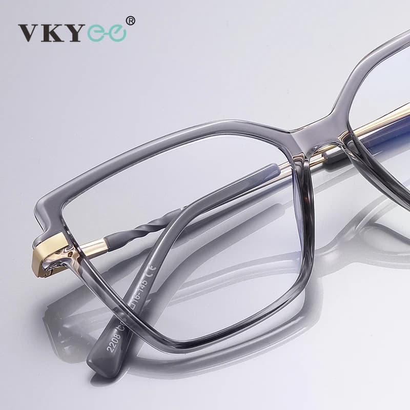 VICKY Design Simple à la mode grand cadre Anti-lumière bleue lunettes femmes lunettes de lecture per