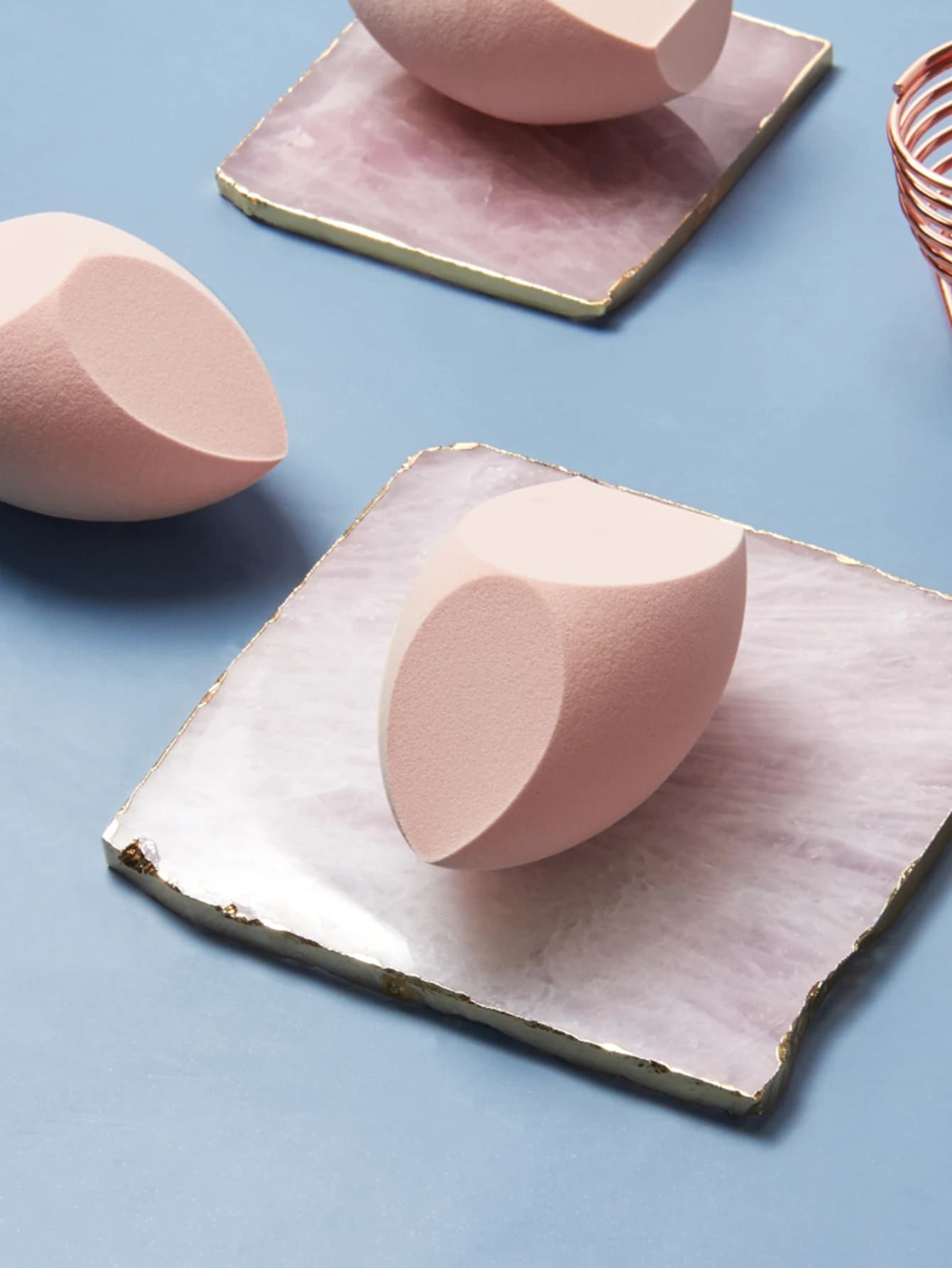 1 paquet grande taille maquillage éponge fond de teint cosmétique bouffée lisse poudre correcteur be